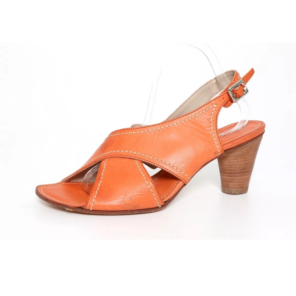 AGL Slingback Juice Women Sandal Orange Size 38/ US 7-7.5